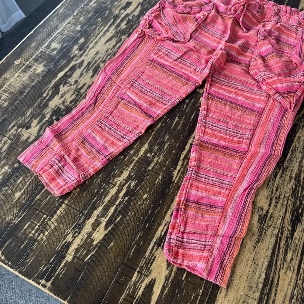 Free People - Stripe Boho Pants – Size XSMALL (Runs Big)